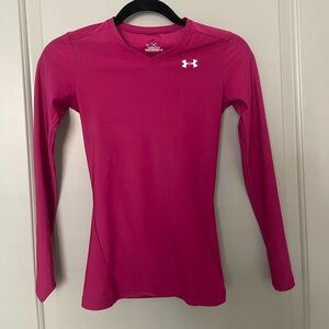 Under Armour Women's Pink Long Sleeve Top